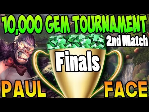 10,000 SMITE GEM DUEL TOURNAMENT FINALS - Paul vs Face | #2