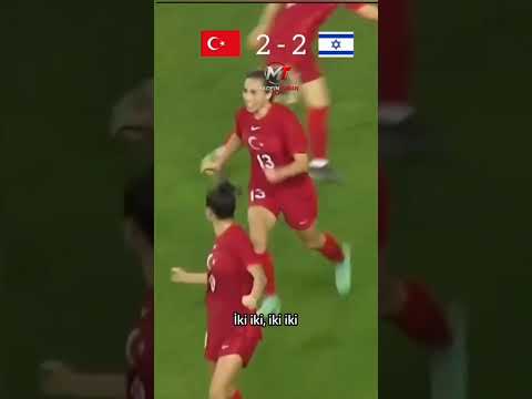 Türkiye VS İsrail 90+8 de İsraile çaktılar #kadınamillitakımı #KADINfutbol  #Türkiye #İsrael