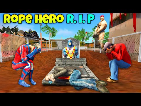 Who Killed Rope Hero In Vice Town | Rope Hero RIP | In Rope Hero Vice Town