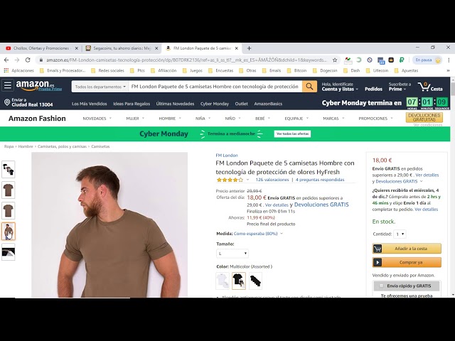 Vídeo relacionado con FM London Camiseta Paquete de 3/5 para Hombre - Camisetas de Peso Premium con diseño Ligeramente Ajustado, Blanco (Pack de 3), M
