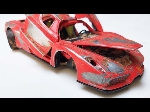 Thumbnail for Restoration Abandoned Ferrari Enzo 2002 Model Car by Ferrari Enzo