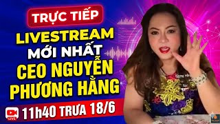Trưa 18/6: Trực tiếp LIVESTREAM MỚI NHẤT CEO NGUYỄN PHƯƠNG HẰNG  