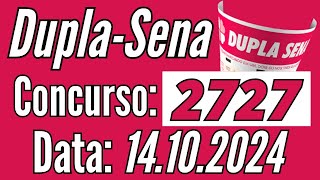 ???? Dupla Sena de hoje 14/10, Dupla Sena de hoje, Resultado Dupla Sena,