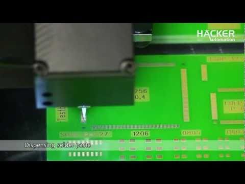 Fine Pitch Dispensing of Solder Paste on PCB