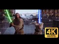 Maul Vs Obi Wan And Qui Gon Duel REMASTERED 4k 60fps