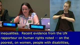 Mari-Claire Price's Intervention at HLPF 2019: http://webtv.un.org