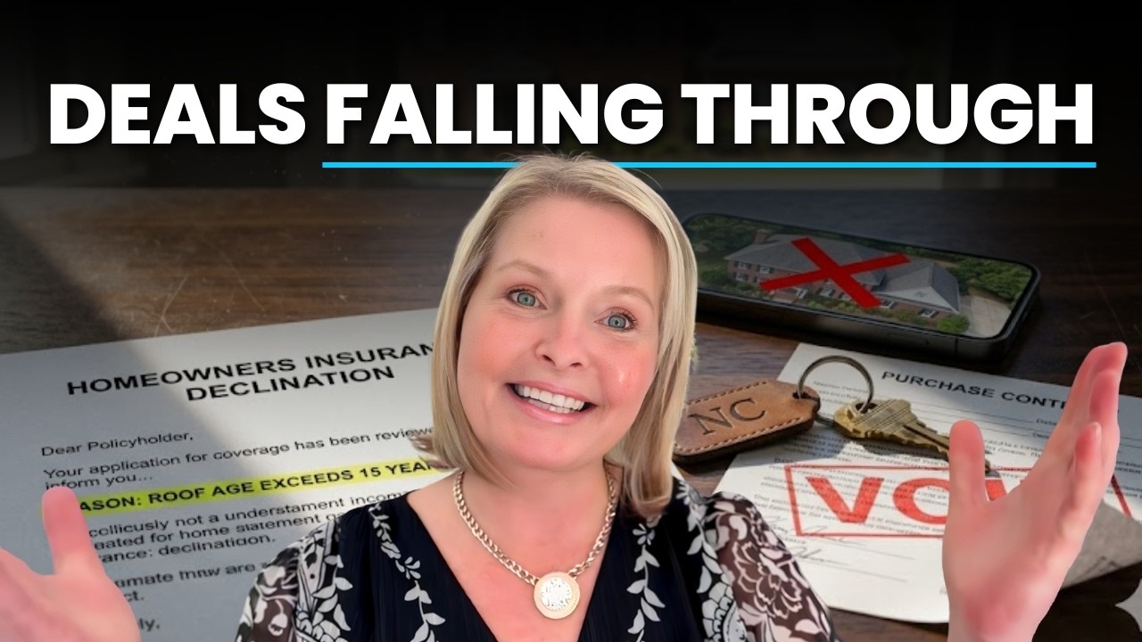 Deals are falling through across North Carolina right now, and the reason is catching a lot of people off guard: insurance companies are declining coverage on homes with older roofs. Depending on the carrier, if your roof is 10 to 20 years old, you may not be able to get a policy, and without insurance, the deal doesn't close. In this video, we share what came out of a recent broker-in-charge update course and what both buyers and sellers should be doing right now to get ahead of this. Watch our video before your next transaction.&nbsp;