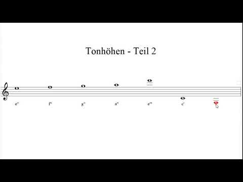 Musiktheorie Reloaded - 04 - Tonhöhen 2
