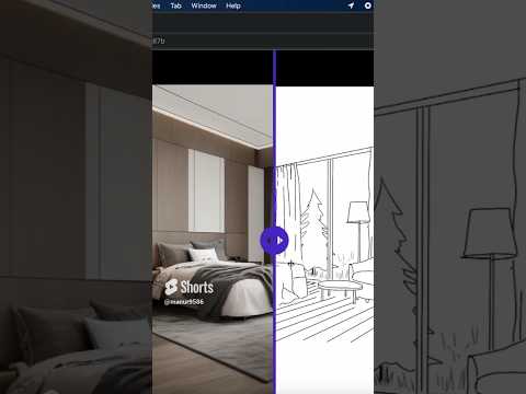 Generate and edit your sketches and renders with this AI #architecturesketch #ai #render #shorts