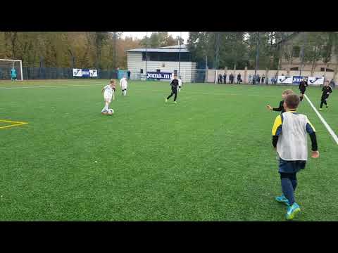 CSCT Buiucani 2009 (alb) vs Sparta Chișinău 2008 (negru), 1st half, final score 3:2