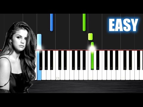 Selena Gomez - Kill Em With Kindness - EASY Piano Tutorial by PlutaX