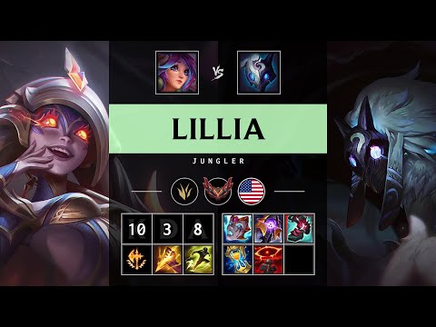 Lillia Jungle vs Kindred - NA Grandmaster Patch 25.11