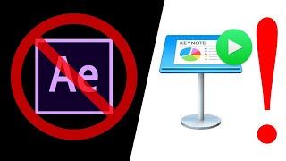 NO AFTER EFFECTS NEEDED! EASY Motion Graphics with Apple Keynote!