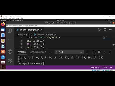 Del Statement In Python