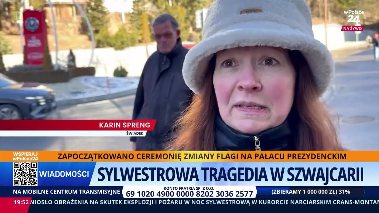 Sylwestrowa tragedia w Szwajcarii!