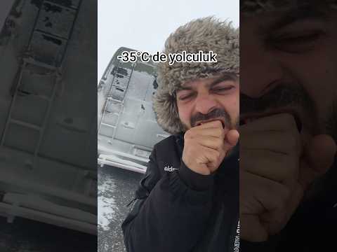Kars'ta -35°C de zorlu bir karavan yolculuğu. #kars #karavan #doğuanadolu #karyağışı