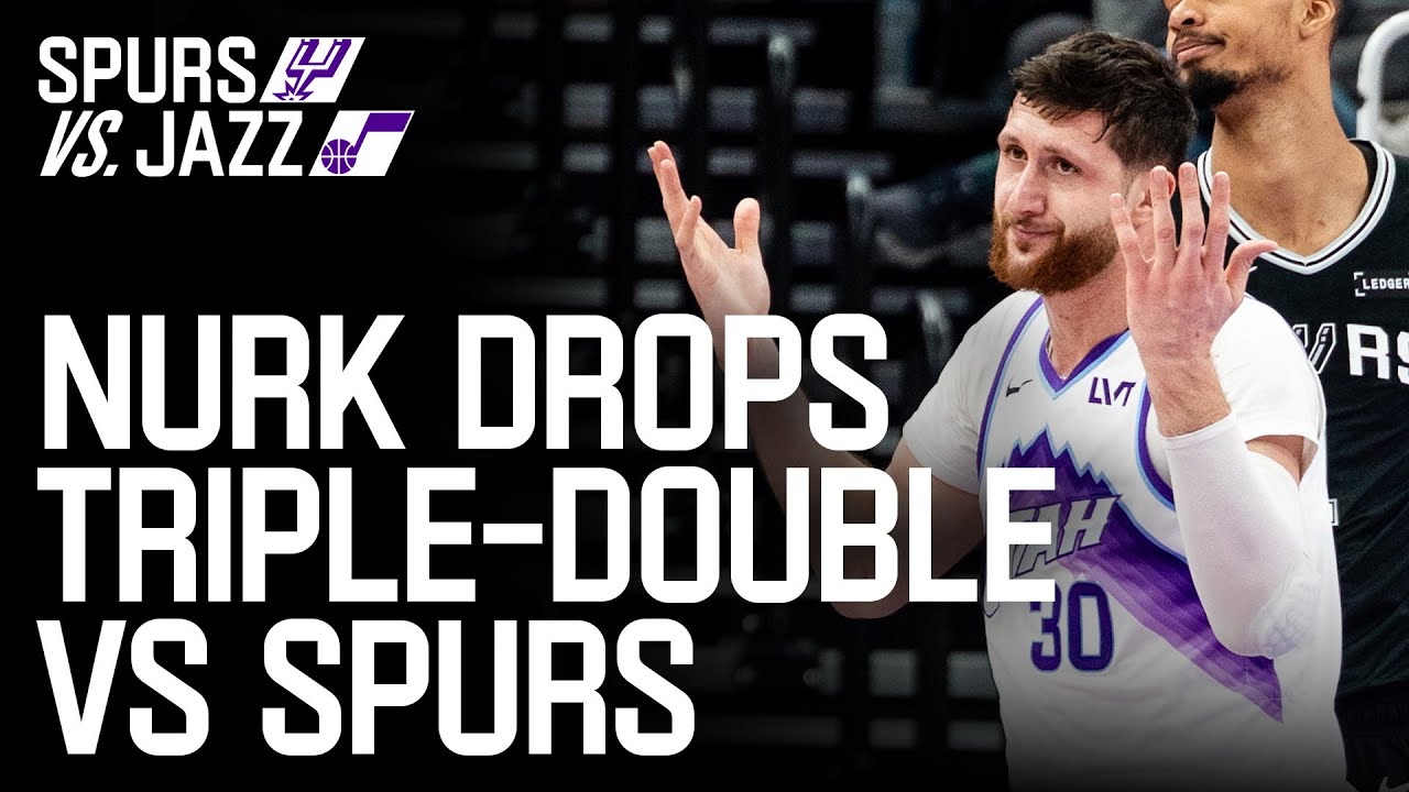 TRIPLE-DOUBLE and CAREER-HIGHS vs SPURS 🤠 | UTAH JAZZ