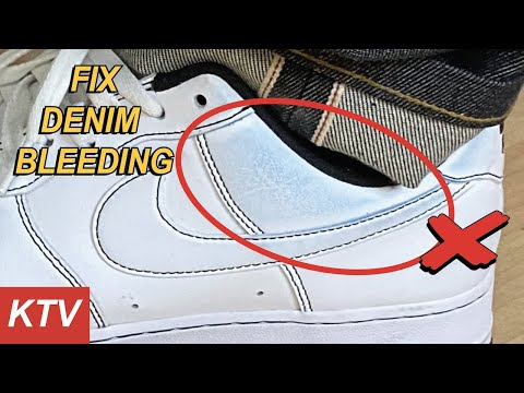 RAW Denim | How to Fix BLEEDING for WHITE Sneakers