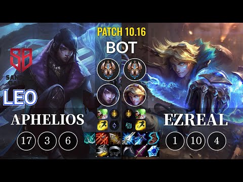 SB Leo Aphelios vs Ezreal Bot - KR Patch 10.16