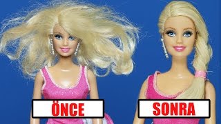 Yıpranmış Barbie Saçları Nasıl Düzeltilir  