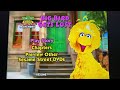 Sesame Street Big Bird Gets Lost 2003 DVD Menu Walkthrough
