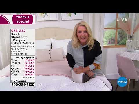 South Street Loft 11" Aspen Twin Hybrid Mattress