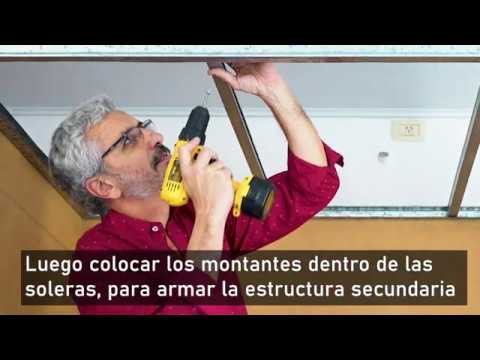 TUTORIAL -  Instalación de cielorrasos de PVC