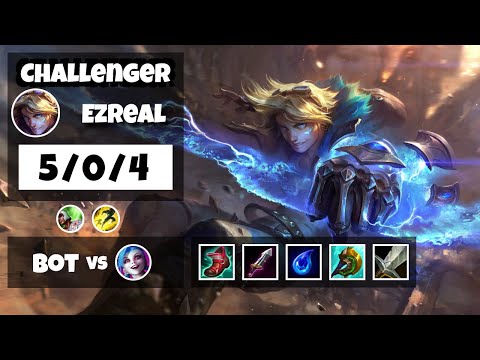 Ezreal Bot Lane 11.11 Challenger Gameplay Replay S11 (5/0/4) - KOREAN
