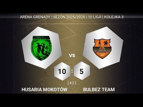 SKRÓT MECZU 🎥 HUSARIA MOKOTÓW IV – BULBEZ TEAM BEMOWO ⚽