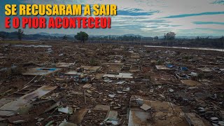 FAMÍLIA SE RECUSOU A SAIR DE CASA DURANTE ENCHENTE E CASA DESABOU COM TODOS DENTRO!