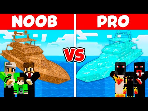 BATALHA DE NAVIOS PARA SALVAR FAMÍLIA NO MINECRAFT