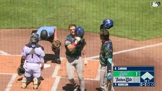 Cole Carrigg's two-homer game