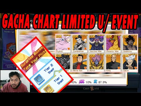 🔥🔥GACHA LIMITED CHARACTER & EVENT PVE [SIAPKAN TACTIC KALIAN] - ONE PUNCH MAN The Strongest