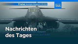Nachrichten des Tages | 29. September 2026 - Abendausgabe