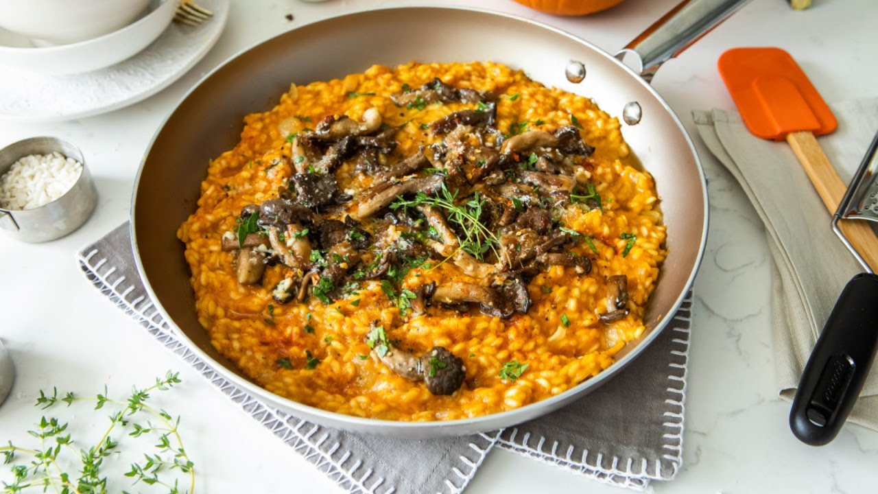 Mushroom and Pumpkin Risotto