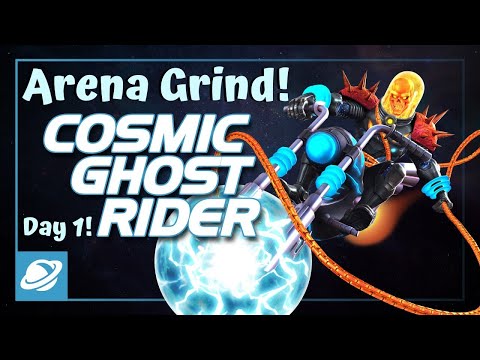 Cosmic Ghost Rider Arena Grind! Day 1! Live!- Marvel Contest of Champions