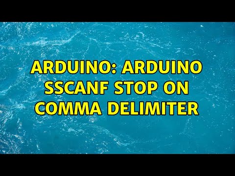 Arduino: Arduino SSCANF stop on comma delimiter