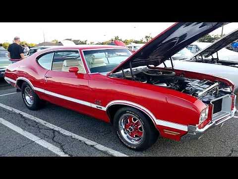 1971 MATADOR RED OLDSMOBILE 442 W-30 + SPOILER