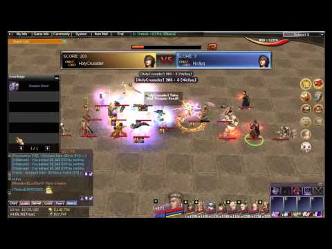 Atlantica Online Grand Championship HolyCrusader vs Nicllyq (Used Bug Item)