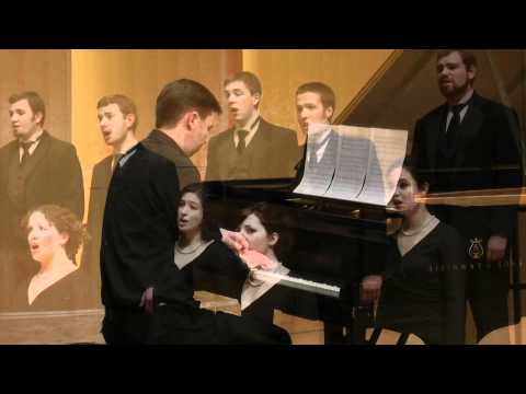CWU Chamber Choir/Gjeilo: "Ubi Caritas" with piano improv