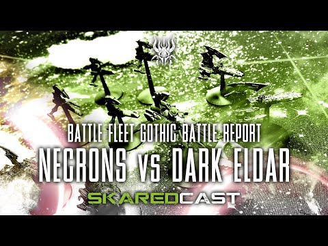 Battle Fleet Gothic - Dark Eldar vs Necrons - Cruiser Clash - Warhammer 40000