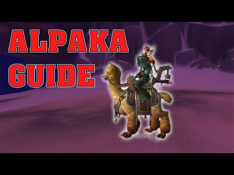 Alpaka Mount Guide | Wow Bfa patch 8.3
