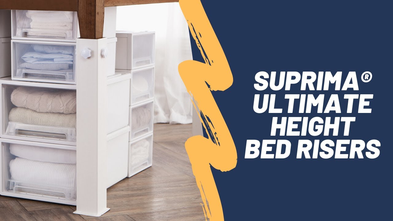 Suprima® Ultimate Height Bed Risers - Carbon Steel