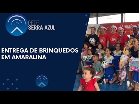 ENTREGA DE BRINQUEDOS EM AMARALINA