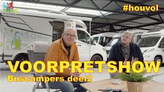 Campingtrend VOORPRET Liveshow 6-2020. Nog meer buscampers!