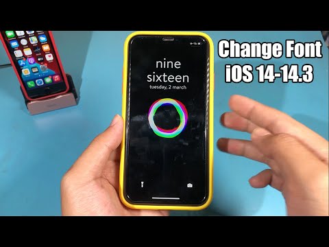How to Change Font on iOS 14-14.3