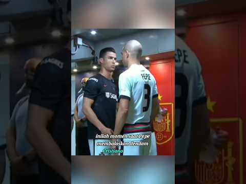 ketika pepe balaskan dendam Cristiano Ronaldo #shorts