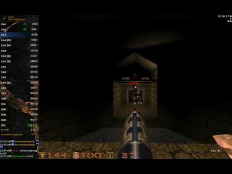 Quake 100% (Nightmare) [1:10:25] (In-game) [1:11:37] (RTA)