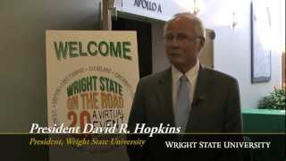 preview picture of video 'Wright State President On A Virtual Tour'