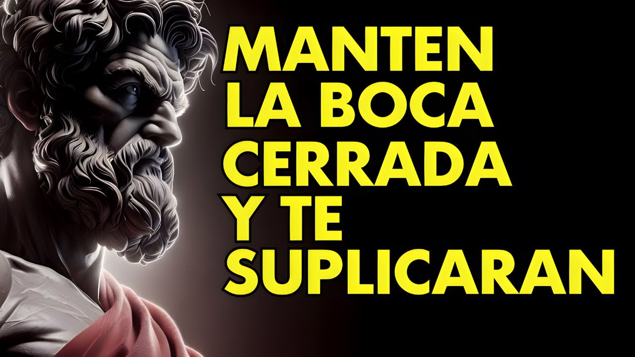 DA UN PASO ATRÁS, PERMANECE EN SILENCIO Y TE SUPLICARÁN | ESTOICISMO